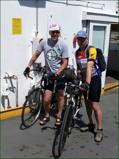 GB & euan on Torpoint Ferry
