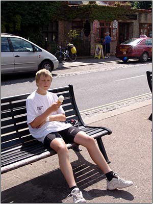 Ice creams at Ludlow.