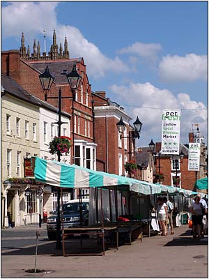 Ludlow market place