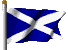 Scottish flag - animated